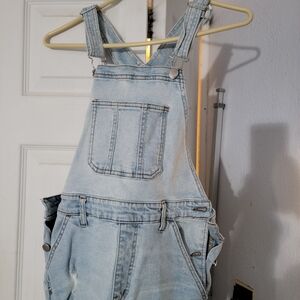 Light Blue Denim Overalls Size 7-9 Womens